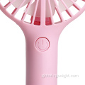 China Rechargeable USB Handheld Fan With Phone Holder Manufactory